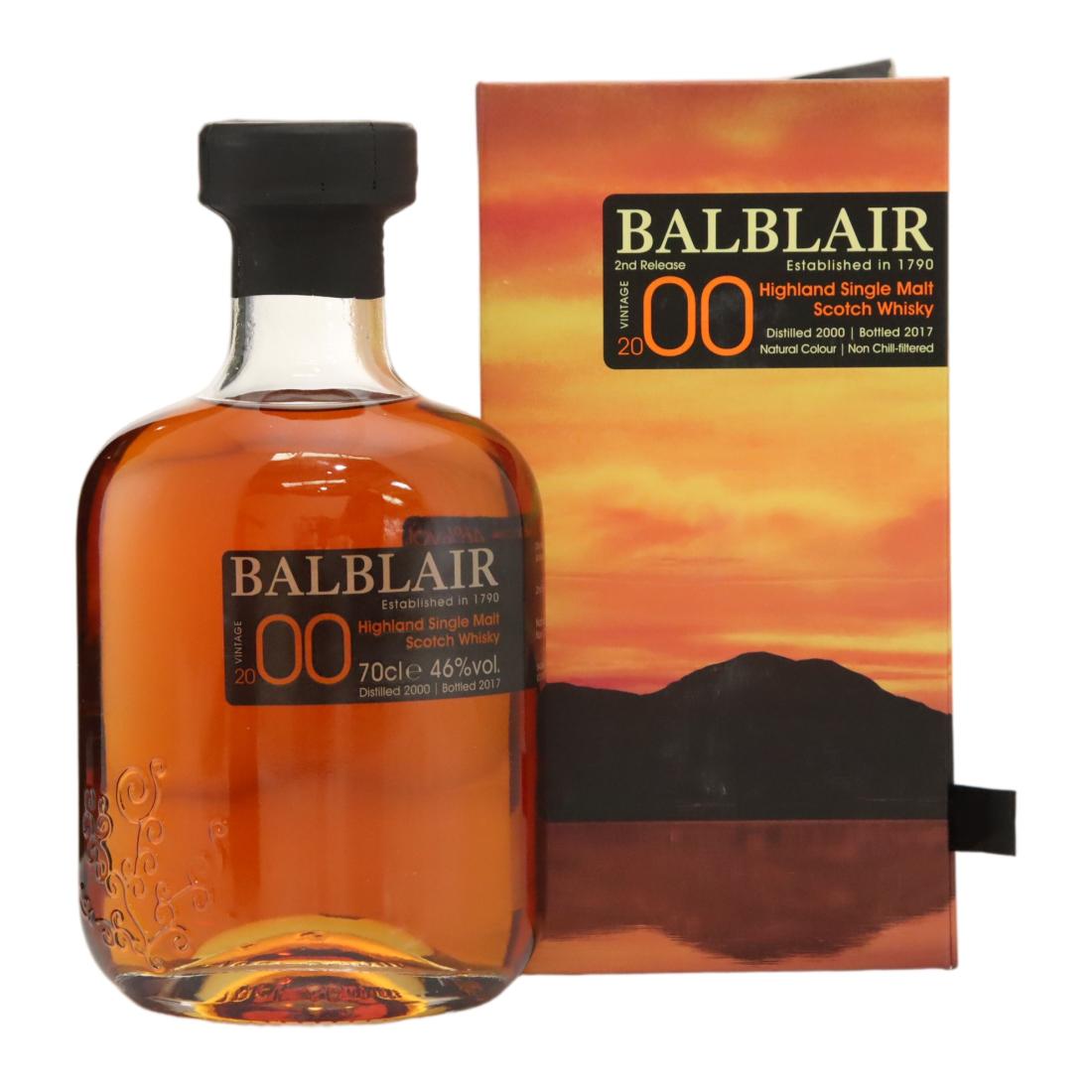 Balblair 2000 Vintage 2nd Release N/Acl 46.00% Scotland Whisky 