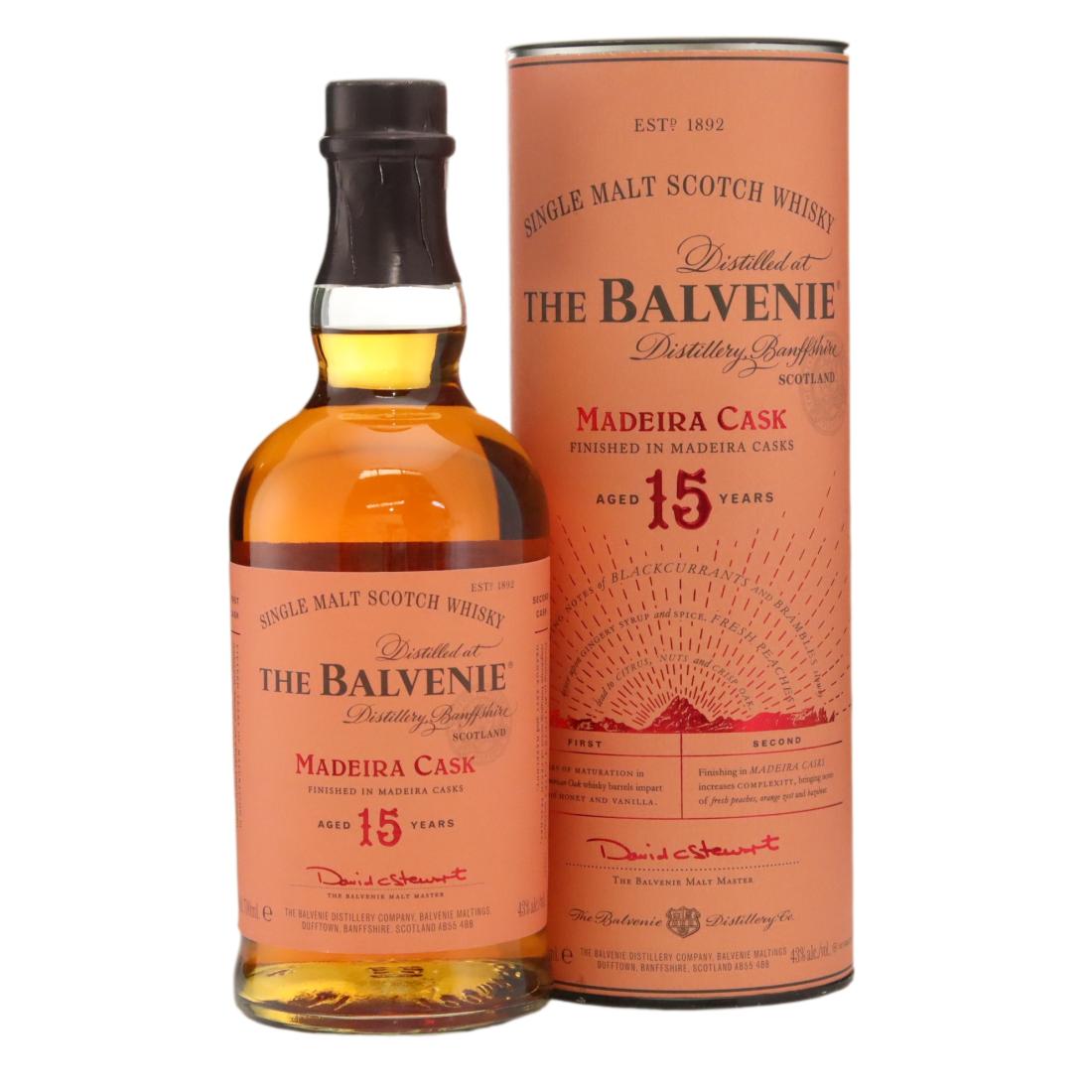 Balvenie Madeira Cask 15 Year Old N/Acl 43.00% Scotland Whisky 