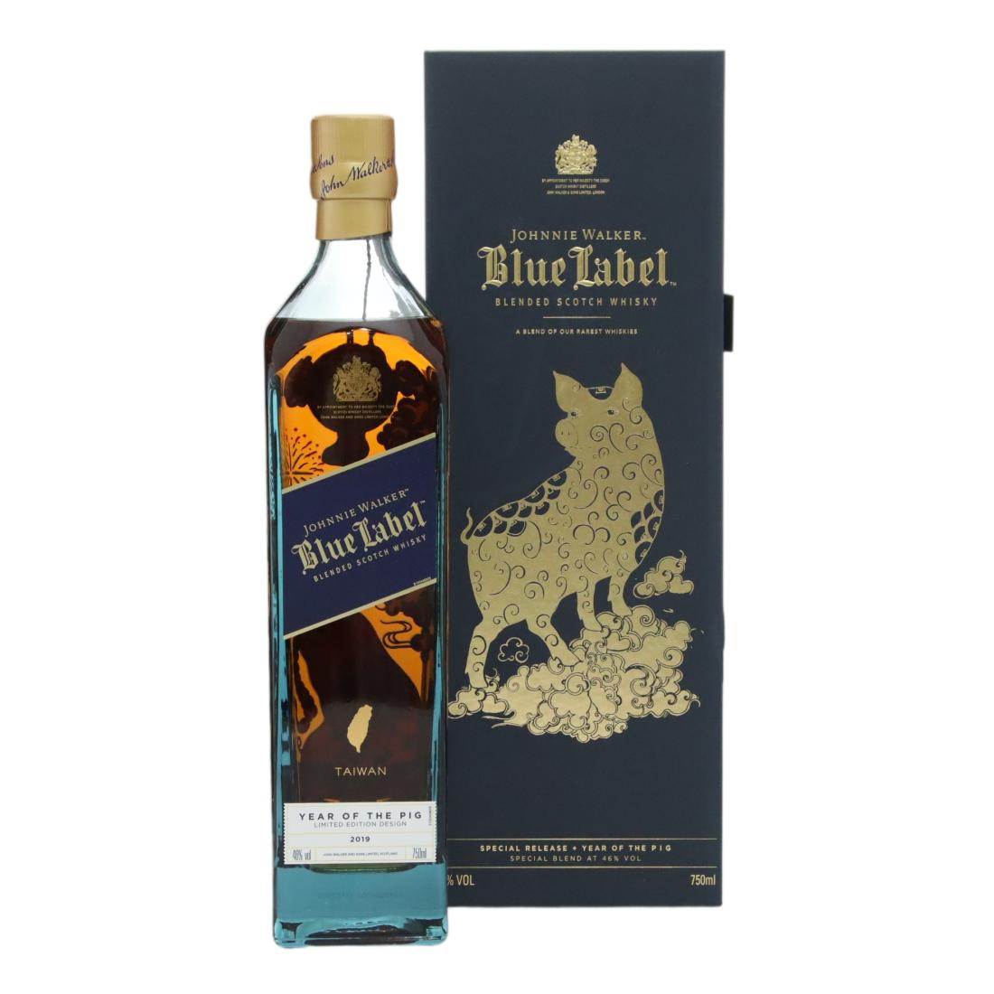 Johnnie Walker Blue Label Year of the Pig 2019 75cl / Taiwan N/Acl 46.00% Taiwan Whisky