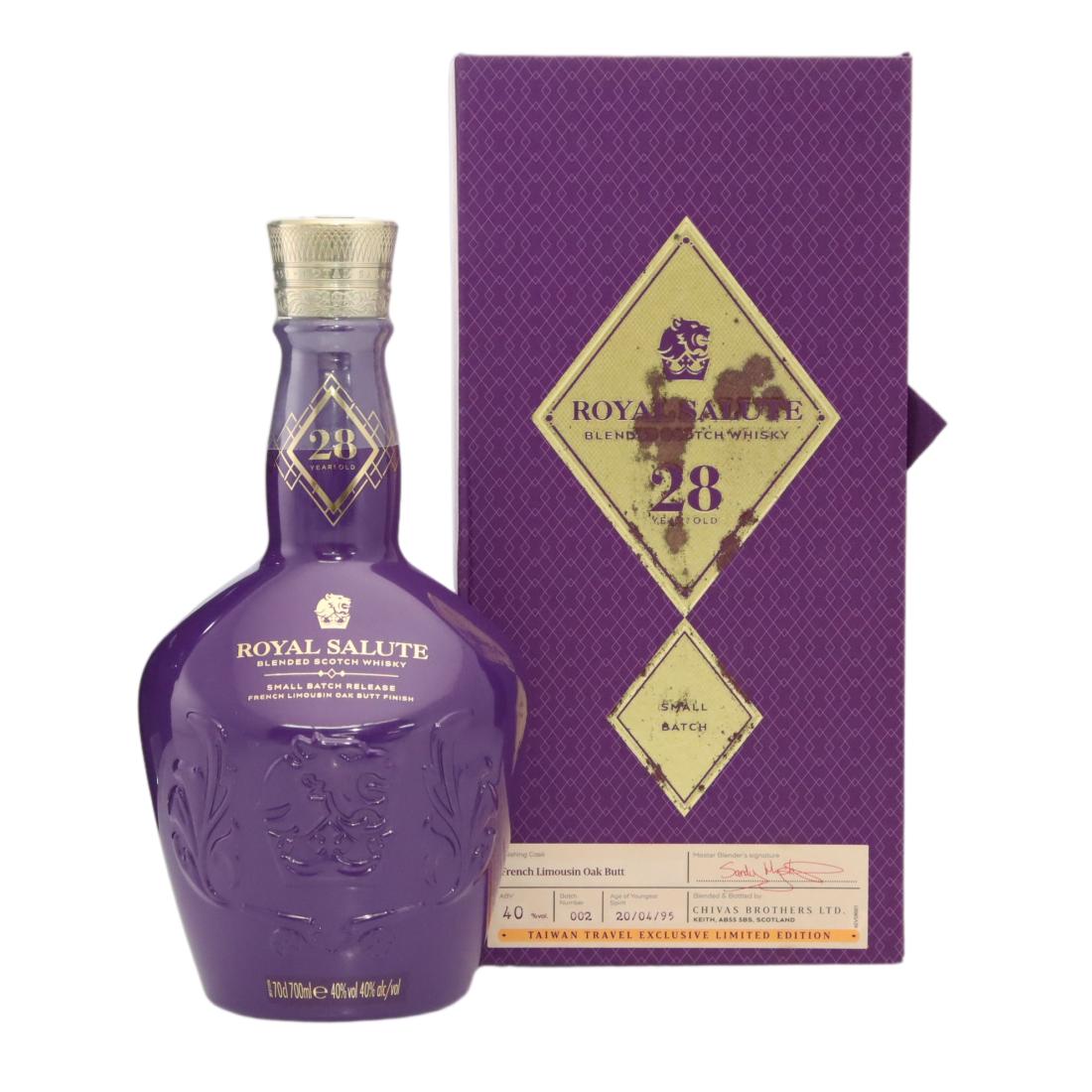 Royal Salute Small Batch 28 Year Old Scotch Whisky Batch Number 002 N/Acl 40.00% Scotland Whisky 