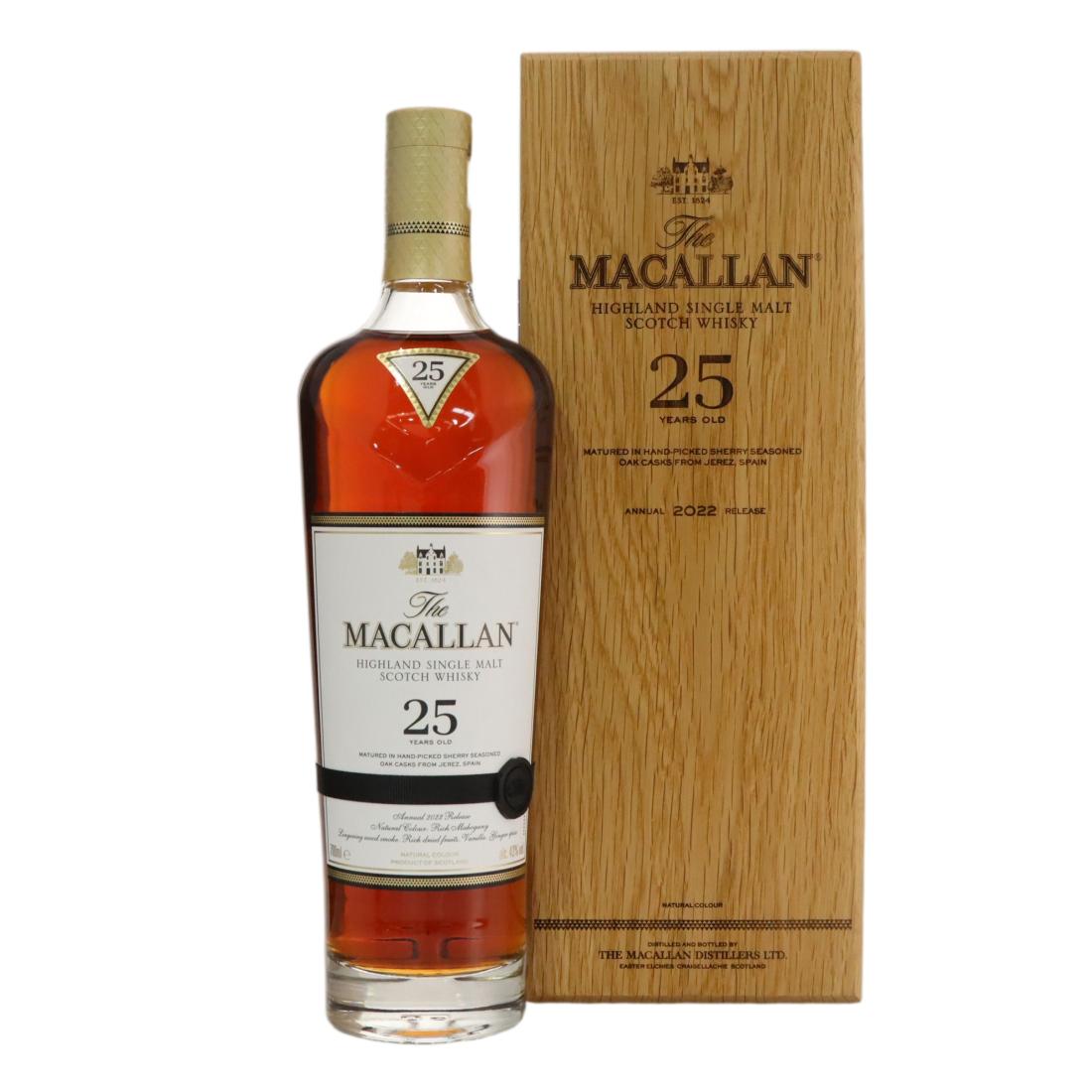 Macallan 25 Year Old Annual 2022 Release N/Acl 43.00% Scotland Whisky 