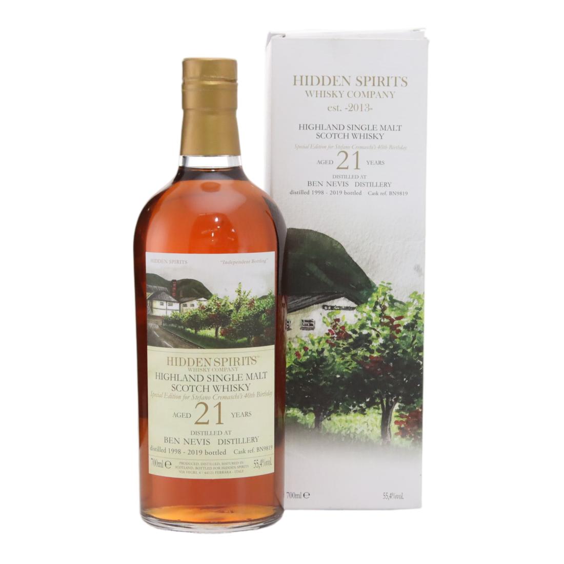 Ben Nevis 1998 Special Edition 21 Year Old – Stefano Cremaschi 40th Birthday N/Acl 55.40% Scotland Whisky