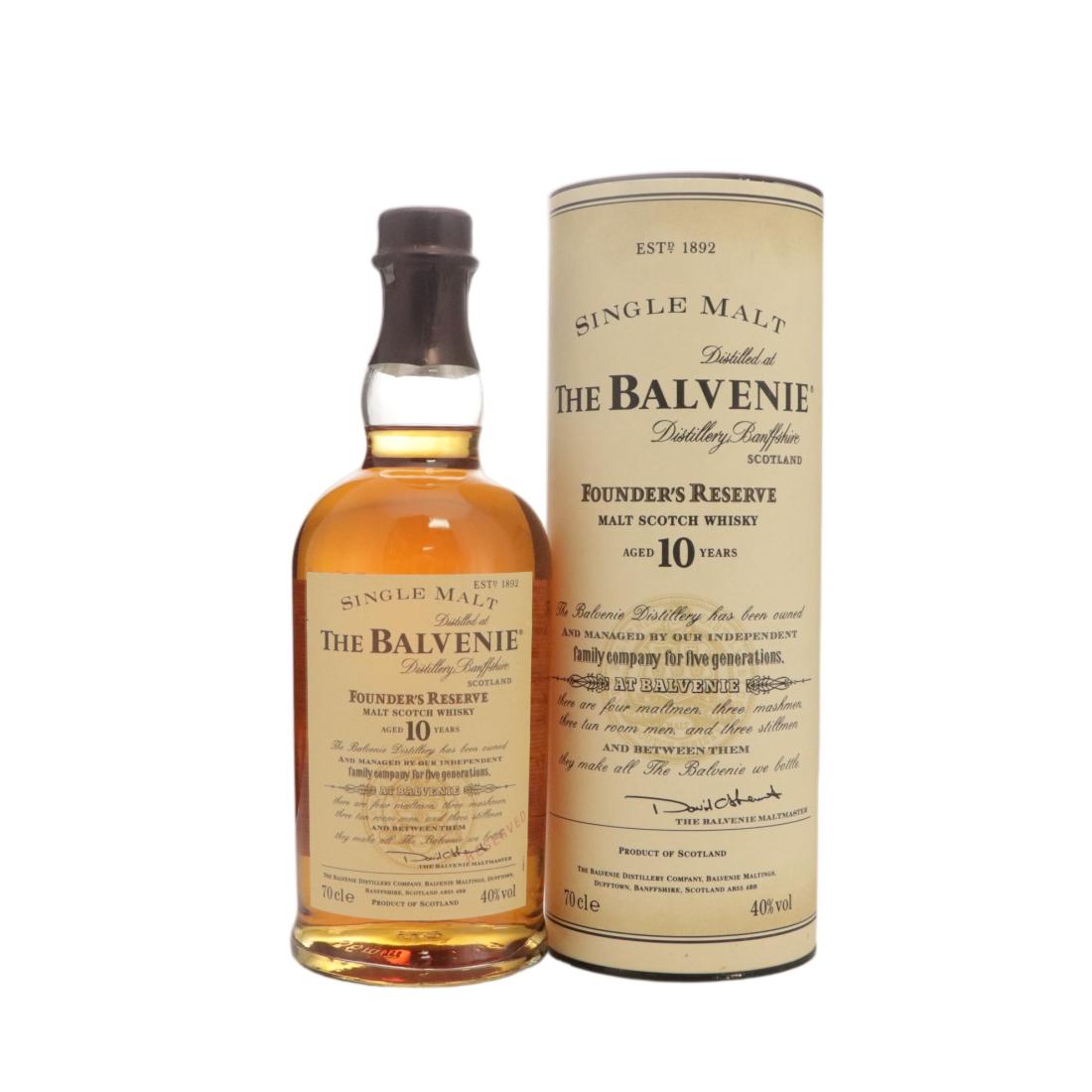 Balvenie Founder’s Reserve 10 Year Old N/Acl 40.00% Scotland Whisky 