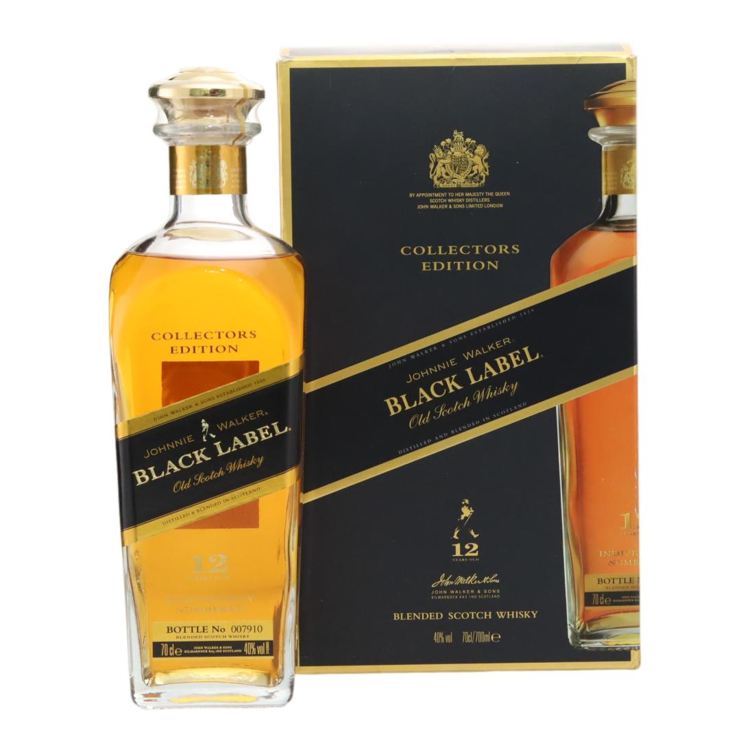 Johnnie Walker 12 Year Old Black Label Collectors Edition N/Acl 40.00% Scotland Whisky 