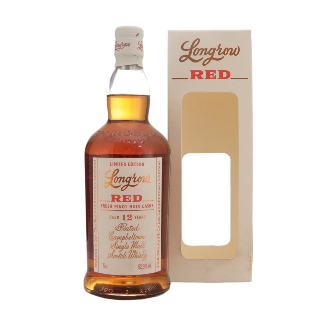 Longrow Red 12 Year Old Fresh Pinot Noir Casks N/Acl 52.90% Scotland Whisky 