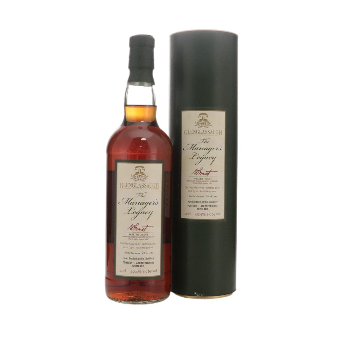 Glenglassaugh 1967 The Manager’s Legacy – Walter Grant N/Acl 40.40% Scotland Whisky 