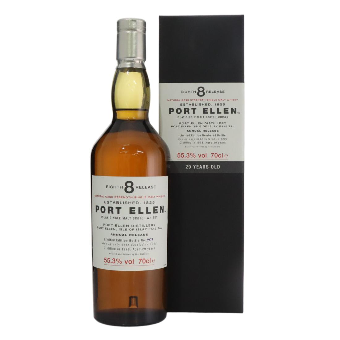 Port Ellen 1978 Natural Cask Strength 29 Year Old – 8th Release N/Acl 55.30% Scotland Whisky 