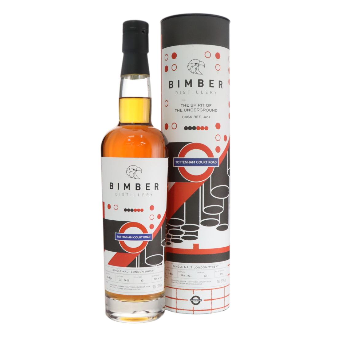 Bimber The Spirit of the Underground – Tottenham Court Road N/Acl 57.10% England Whisky