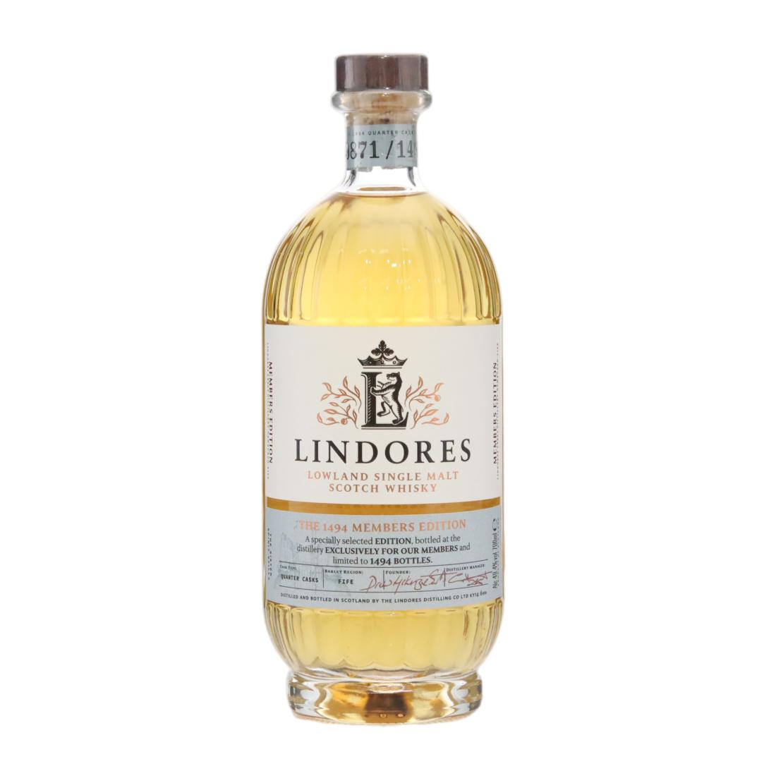 Lindores The 1494 Members Edition – Quarter Casks N/Acl 49.40% Scotland Whisky