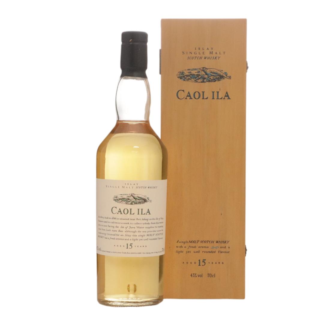 Caol Ila Flora & Fauna 15 Year Old – Wooden Box N/Acl 43.00% Scotland Whisky 
