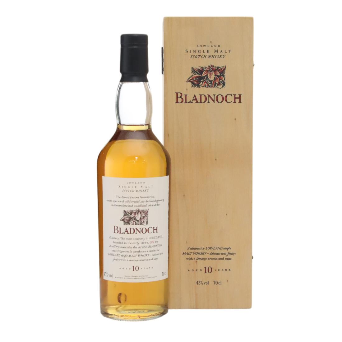 Bladnoch Flora & Fauna 10 Year Old – Wooden Box N/Acl 43.00% Scotland Whisky 