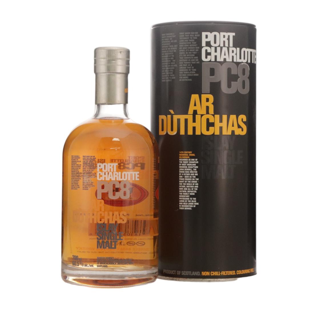 Port Charlotte PC8 8 Year Old – Ar Dùthchas N/Acl 60.50% Scotland Whisky