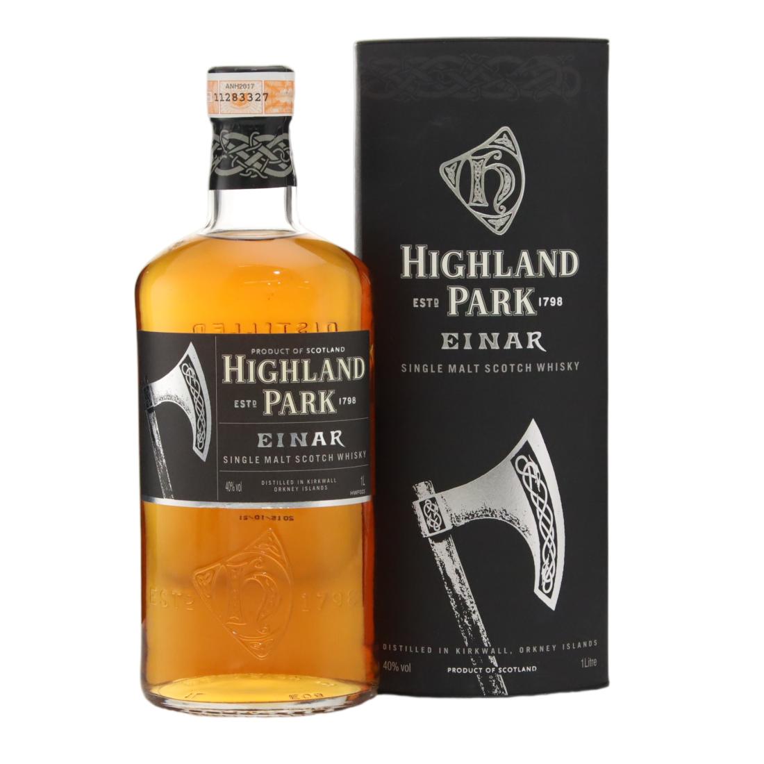 Highland Park Einar Litre N/Acl 40.00% Scotland Whisky 