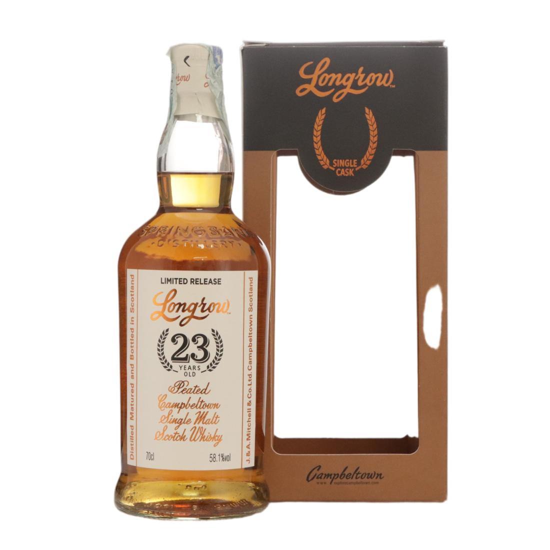 Longrow 23 Year Old N/Acl 58.10% Scotland Whisky 