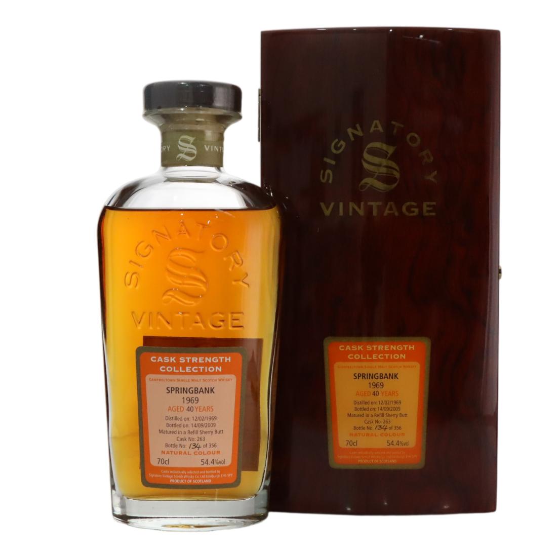 Springbank 1969 Cask Strength Collection 40 Year Old N/Acl 54.40% Scotland Whisky