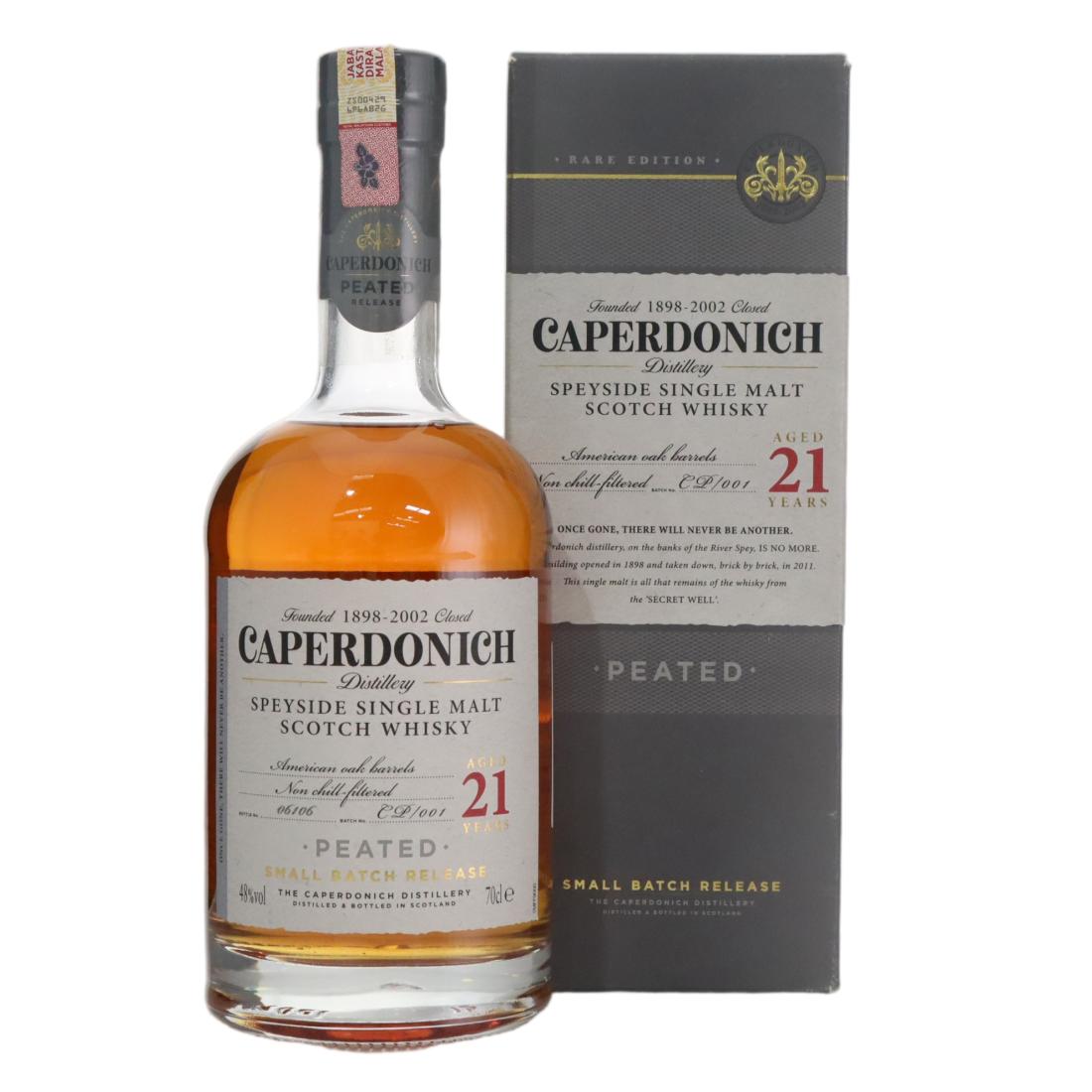 Caperdonich 21 Year Old Peated Batch No.CP/001 N/Acl 48.00% Scotland Whisky 