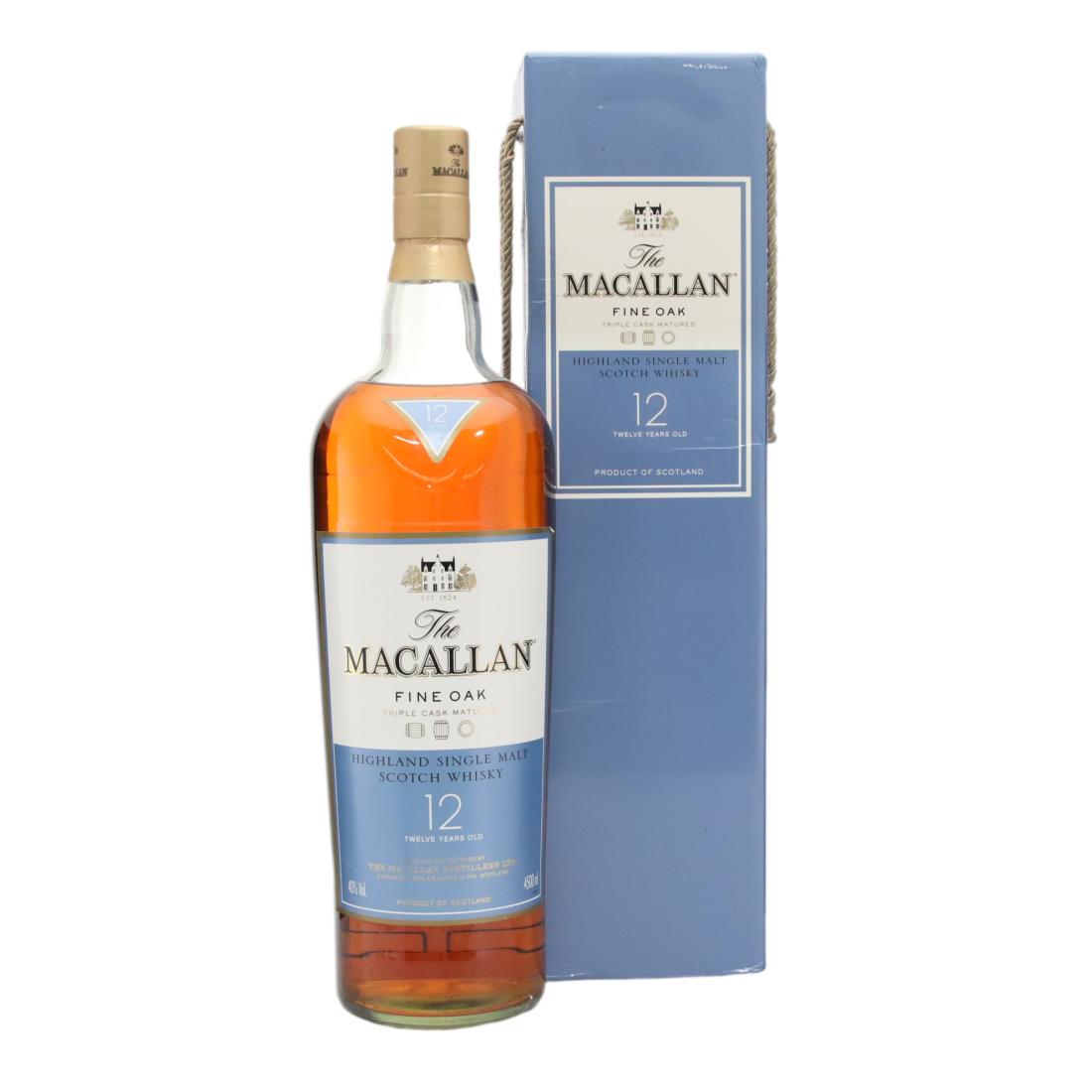 Macallan Fine Oak 12 Year Old 4.5-Litre N/Acl 40.00% Scotland Whisky 