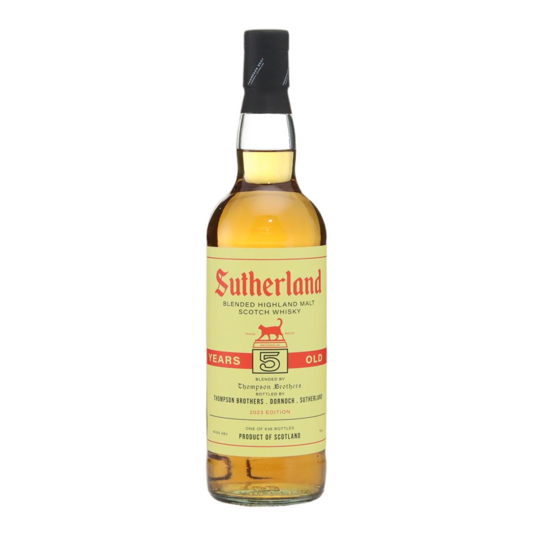 Thompson Bros 5 Year Old Sutherland Blended Malt – 2023 Edition 48.50% Scotland Whisky