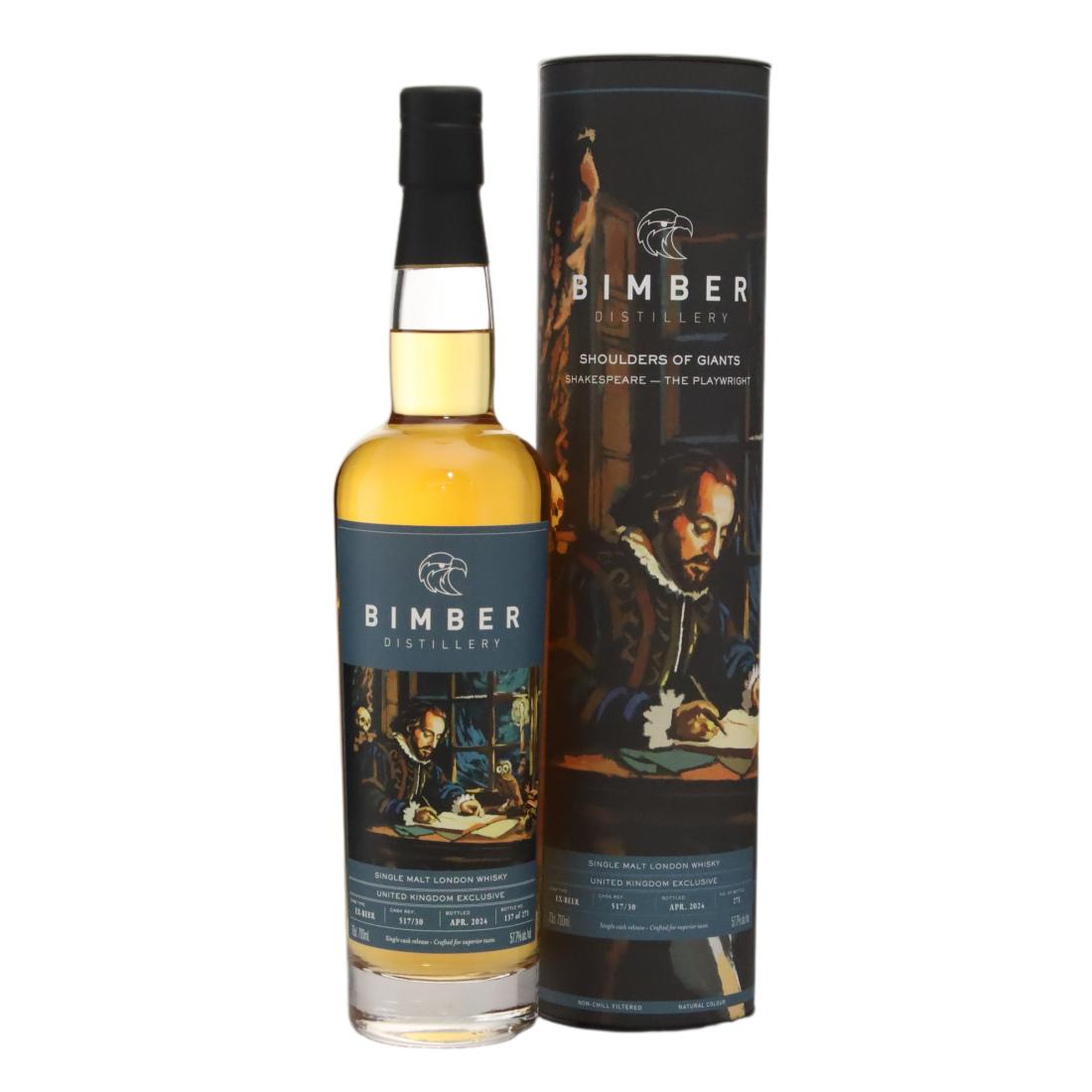 Bimber Shoulders of Giants – Shakespeare the Playwright N/Acl 57.70% England Whisky