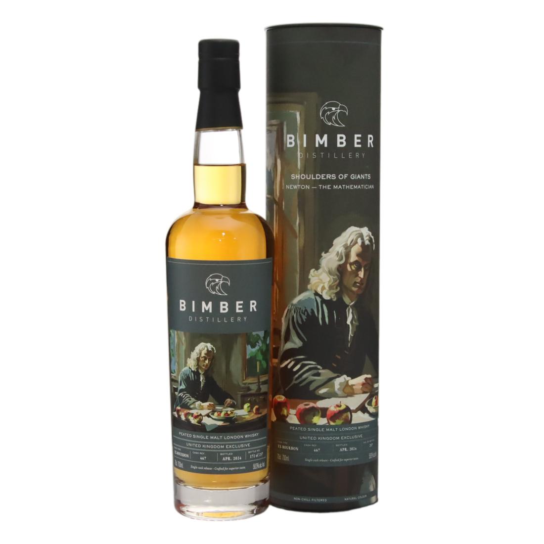 Bimber Shoulders of Giants – Newton the Mathematician N/Acl 58.30% England Whisky 