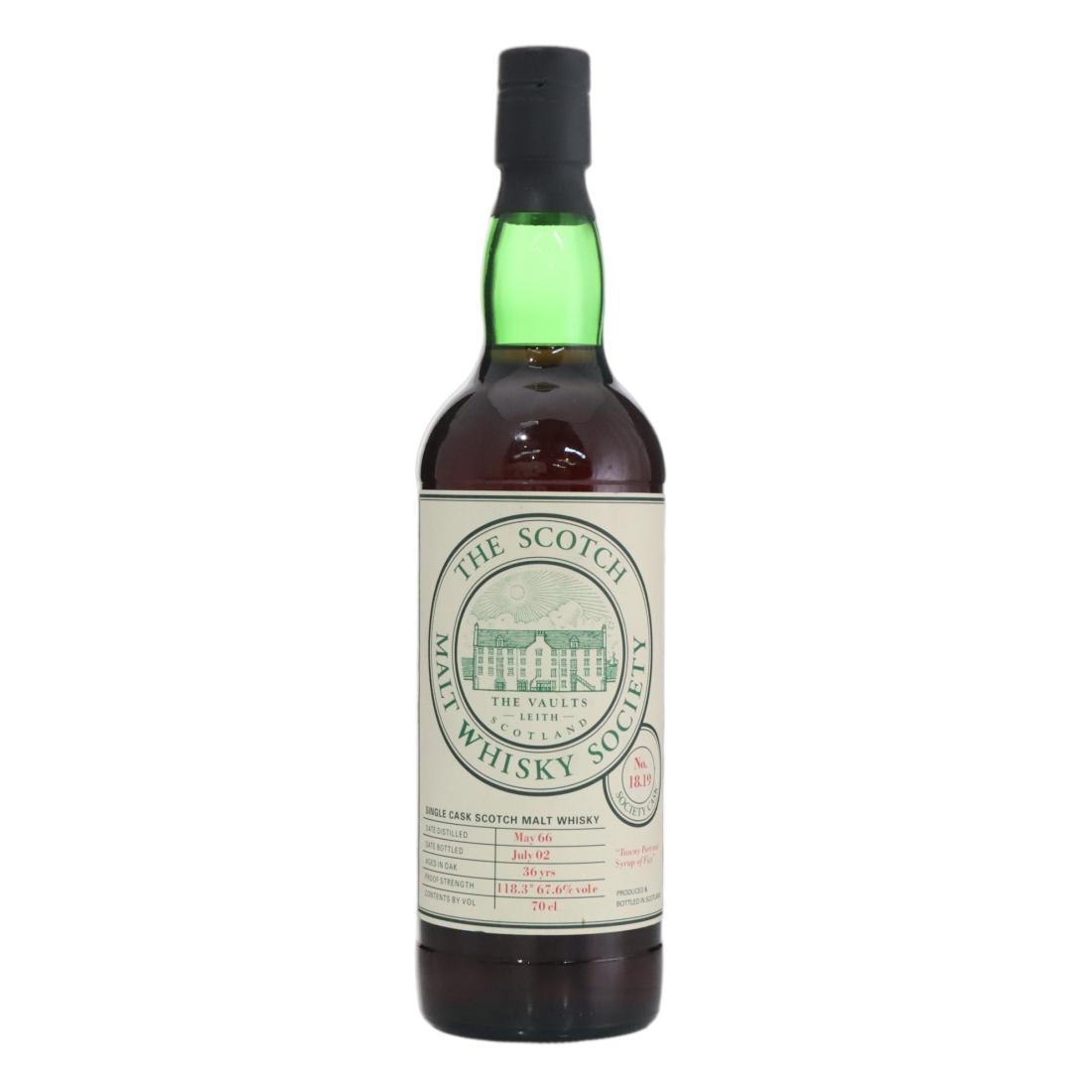 Inchgower 1966 SMWS 36 Year Old 18.19 – Tawny port and syrup of figs N/Acl 67.60% Scotland Whisky 