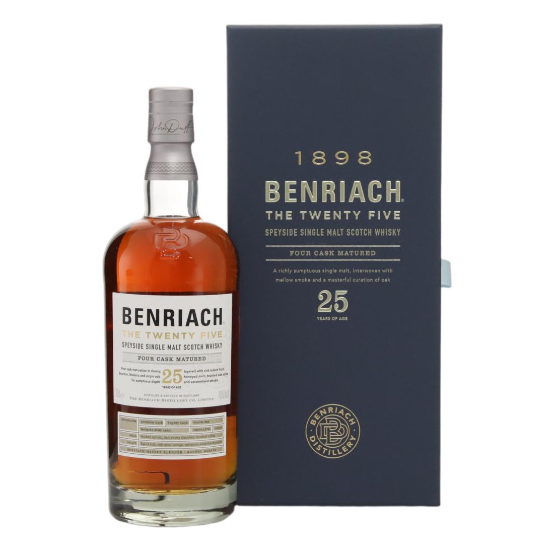 Benriach The Twenty Five 25 Year Old N/Acl 46.00% Scotland Whisky
