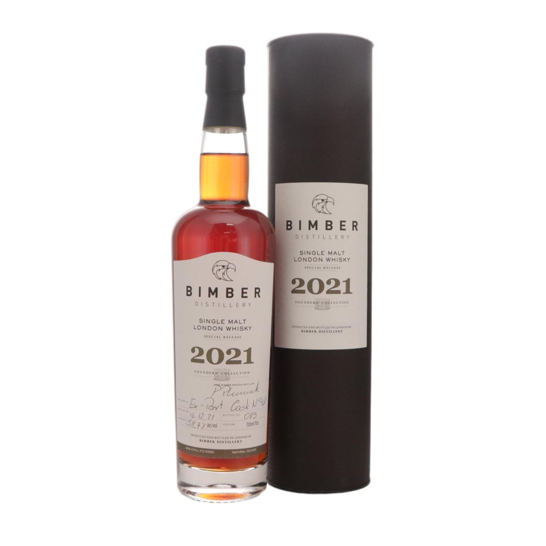 Bimber Founder’s Collection 2021 N/Acl 58.70% England Whisky 