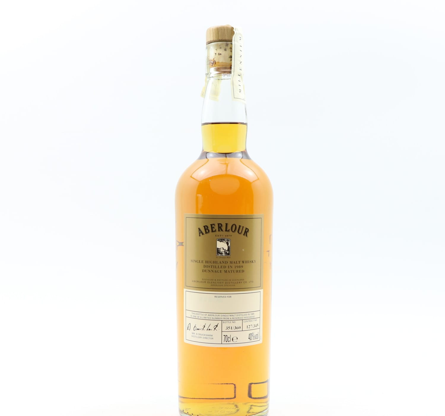 Aberlour 1989 Millennium Dunnage Reserve Whisky 