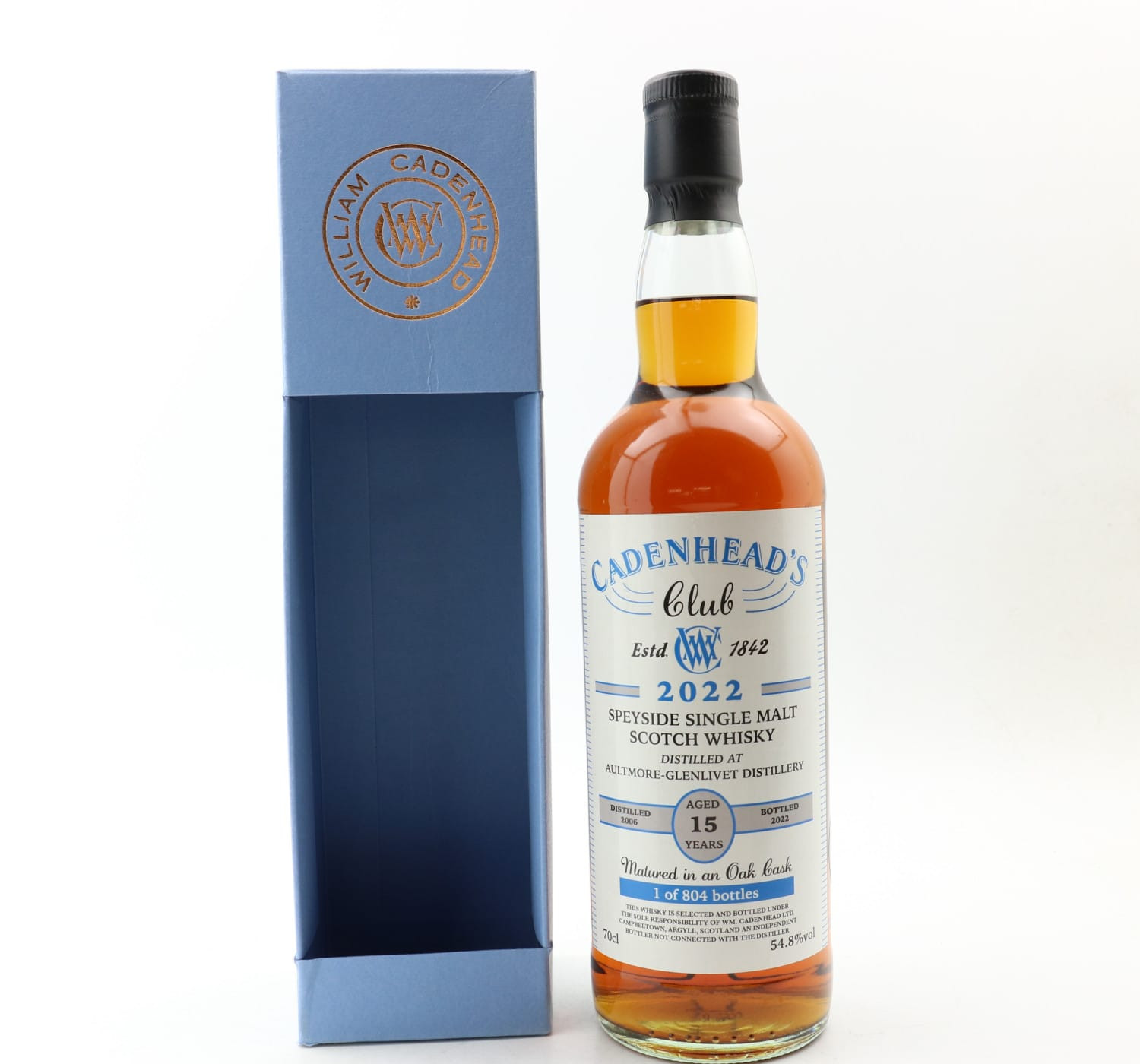 Aultmore-Glenlivet 2006 15 Year Old Cadenhead’s Club Whisky