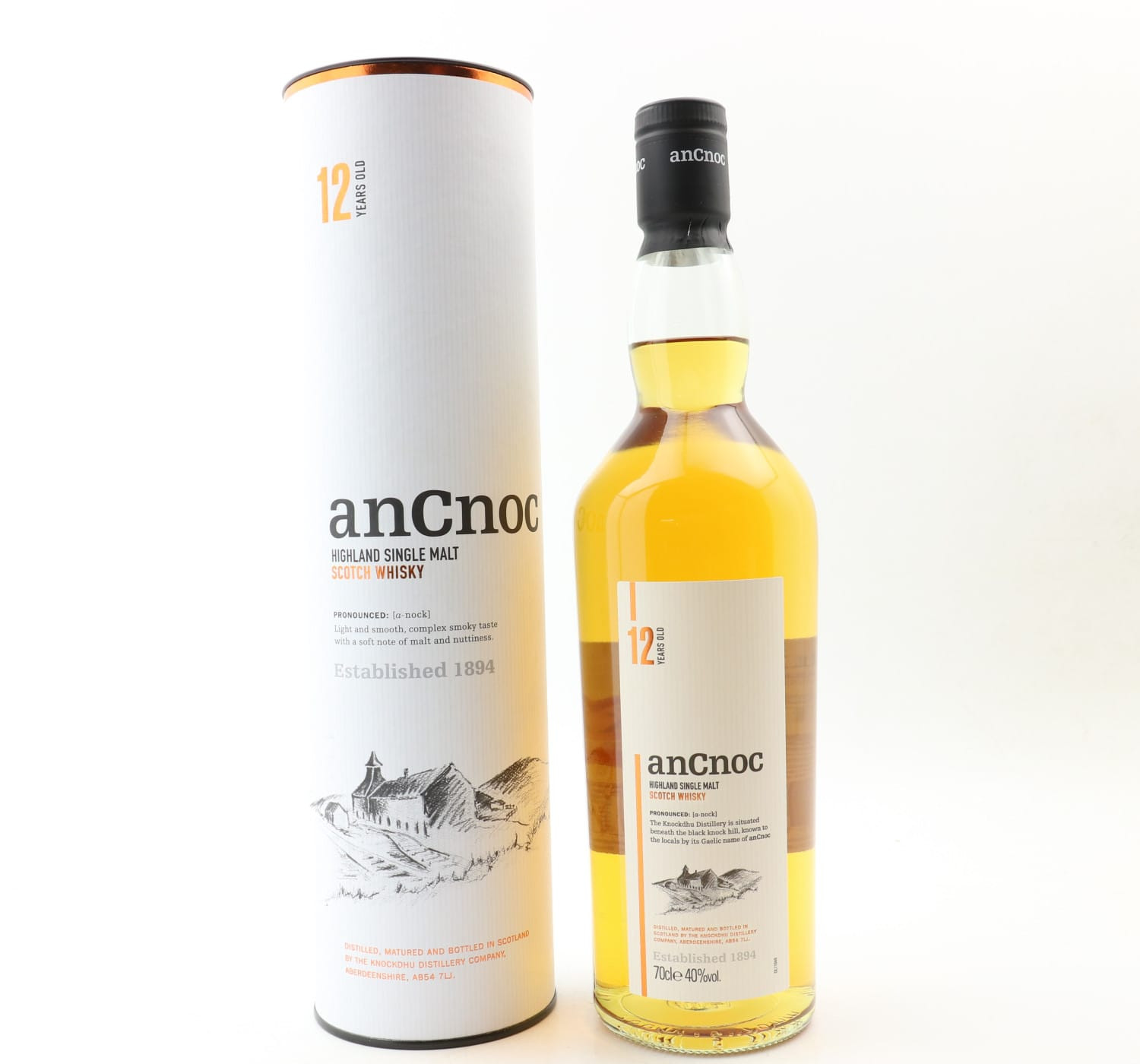 anCnoc 12 Year Old Whisky 