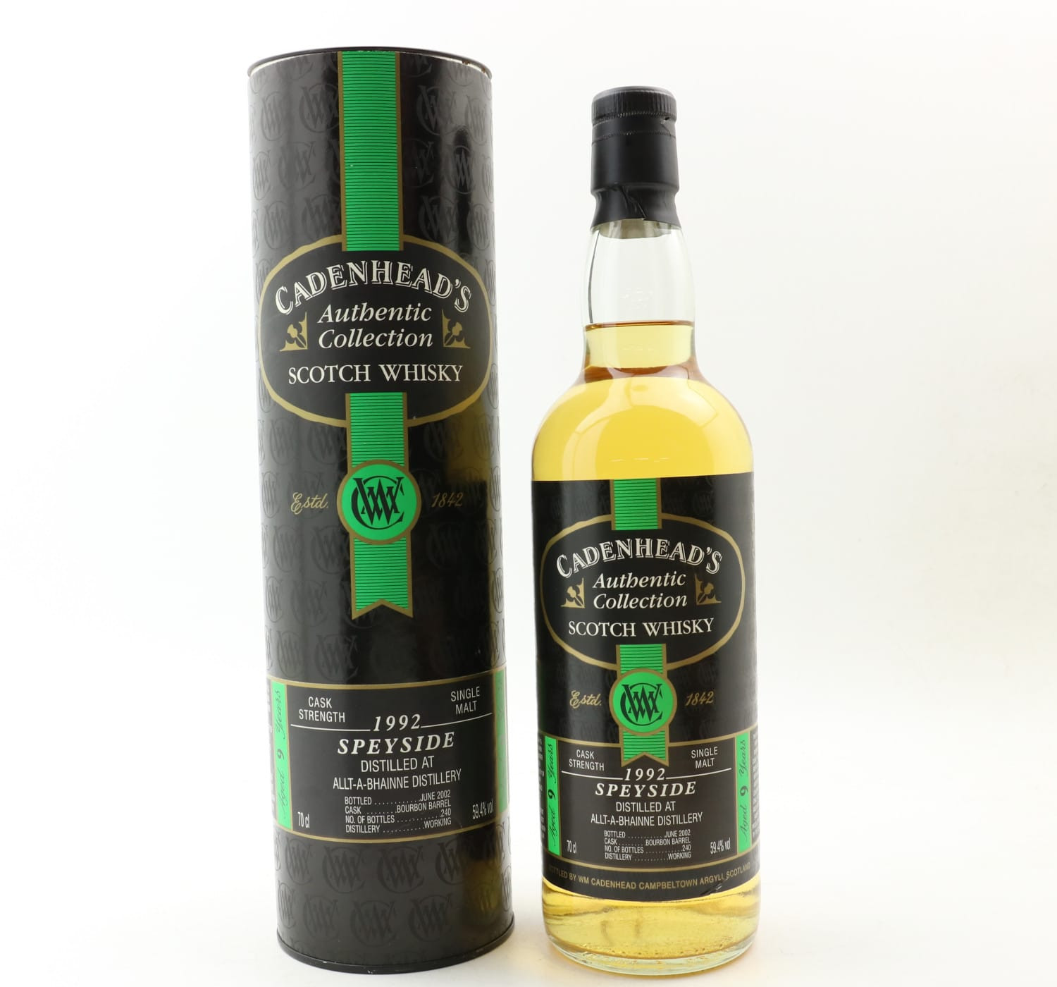 Allt-A-Bhainne 1992 9 Year Old Cadenhead’s Whisky 