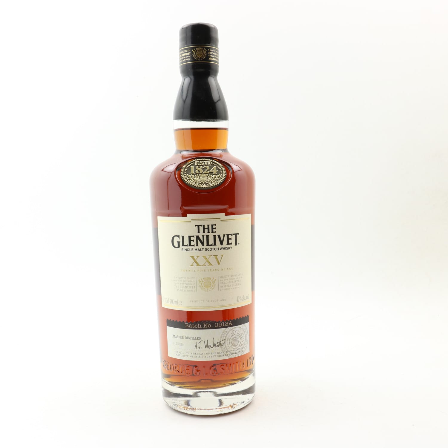 Glenlivet XXV 25 Year Old 70cl 43.00% Scotland Speyside Whisky 