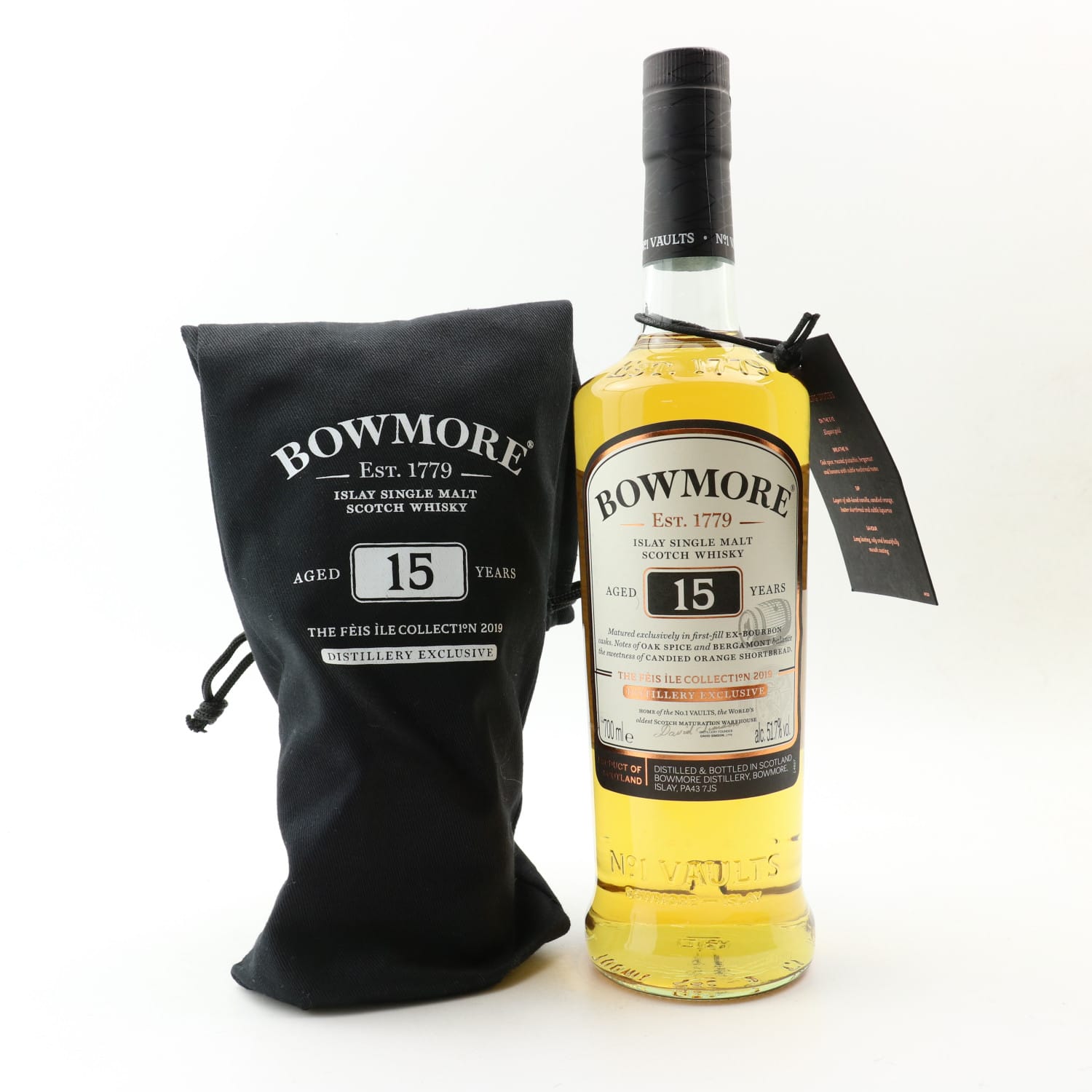 Bowmore 15 Year Old Distillery Exclusive Feis Ile 2019 70cl 51.70% Islay Scotland Whisky