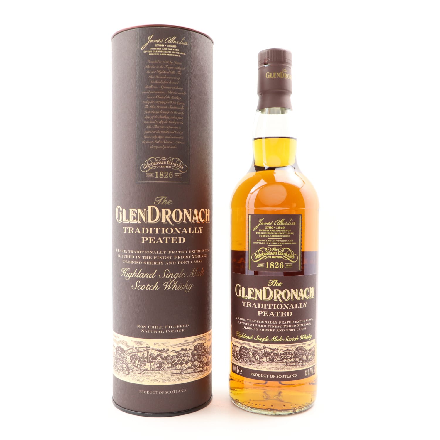 GlenDronach Traditionally Peated 70cl 48.00% Highlands Scotland Whisky 