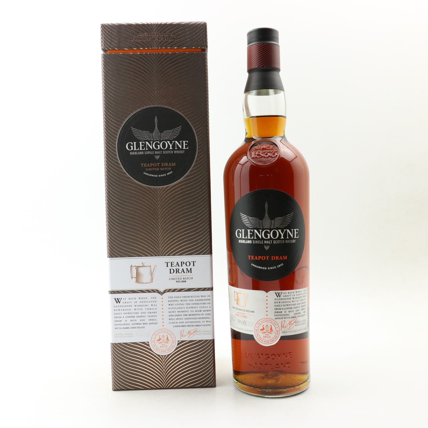 Glengoyne Tea Pot Dram Batch #8 70cl 59.00% Highlands Scotland Whisky 