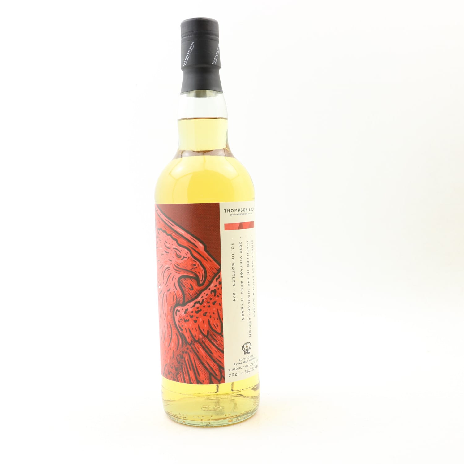 Highland 2010 11 Year Old Thompson Bros For Royal Mile Whiskies 70cl 56.30% Scotland Whisky 