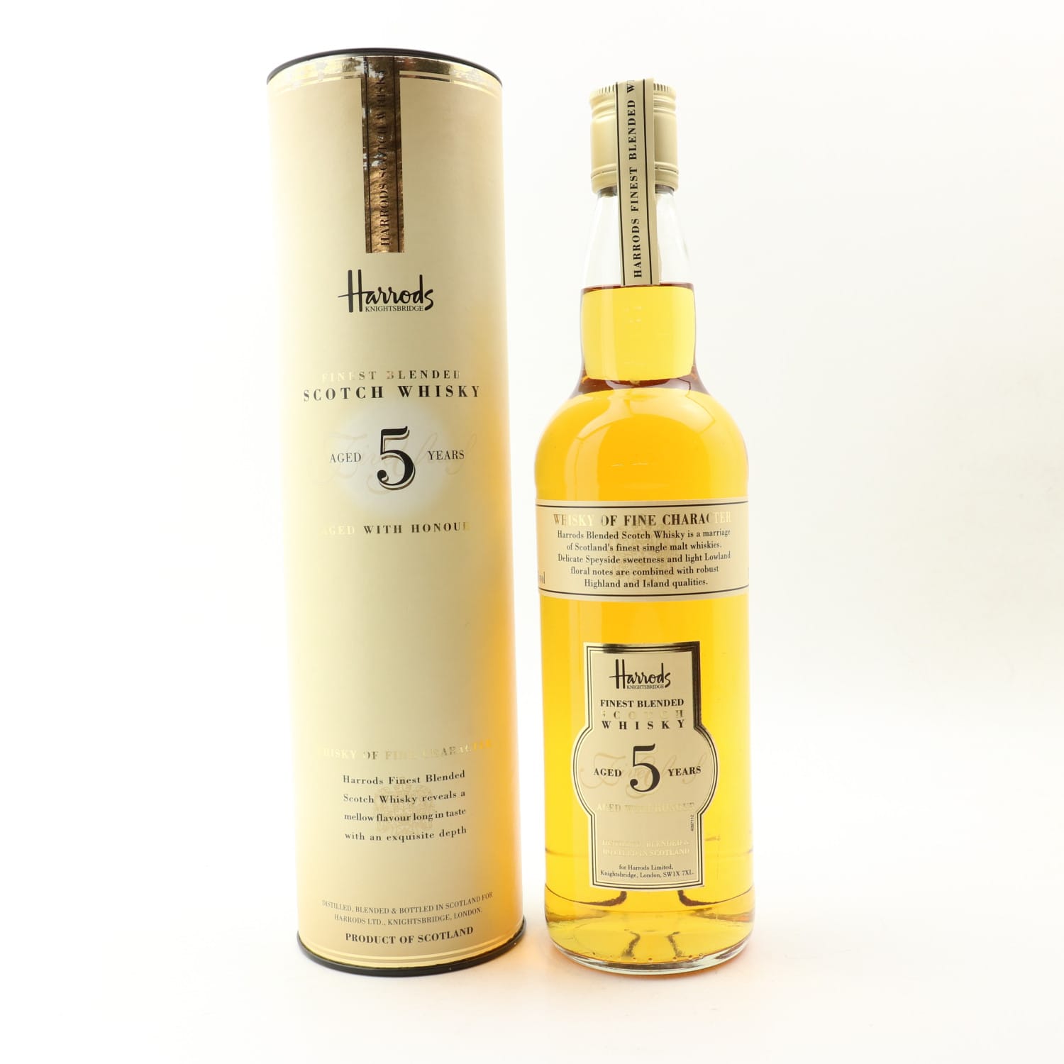 Harrods 5 Year Old Blend 70cl 40.00% Scotland Whisky
