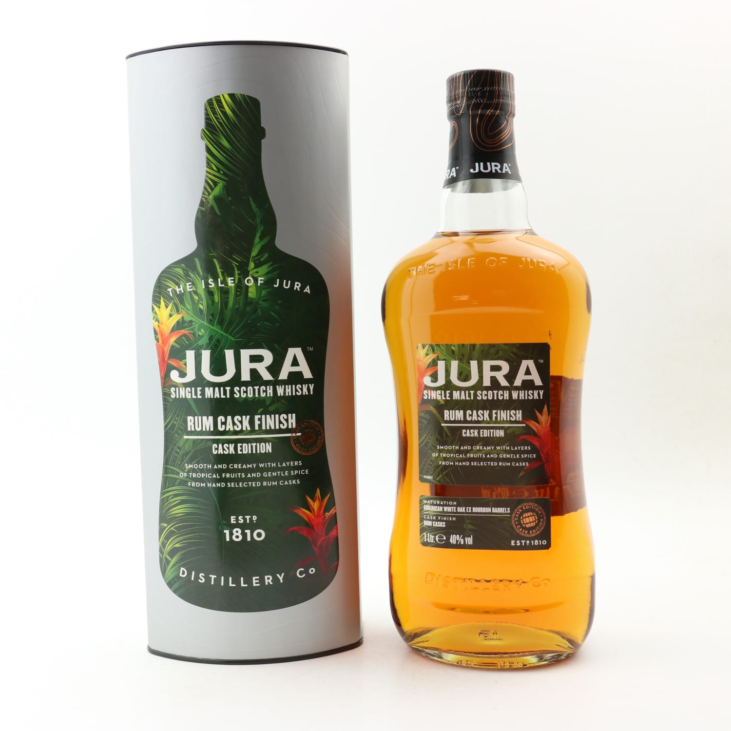 Jura Rum Cask Finish Cask Edition 1L 100cl 40.00% Islands Scotland Whisky 