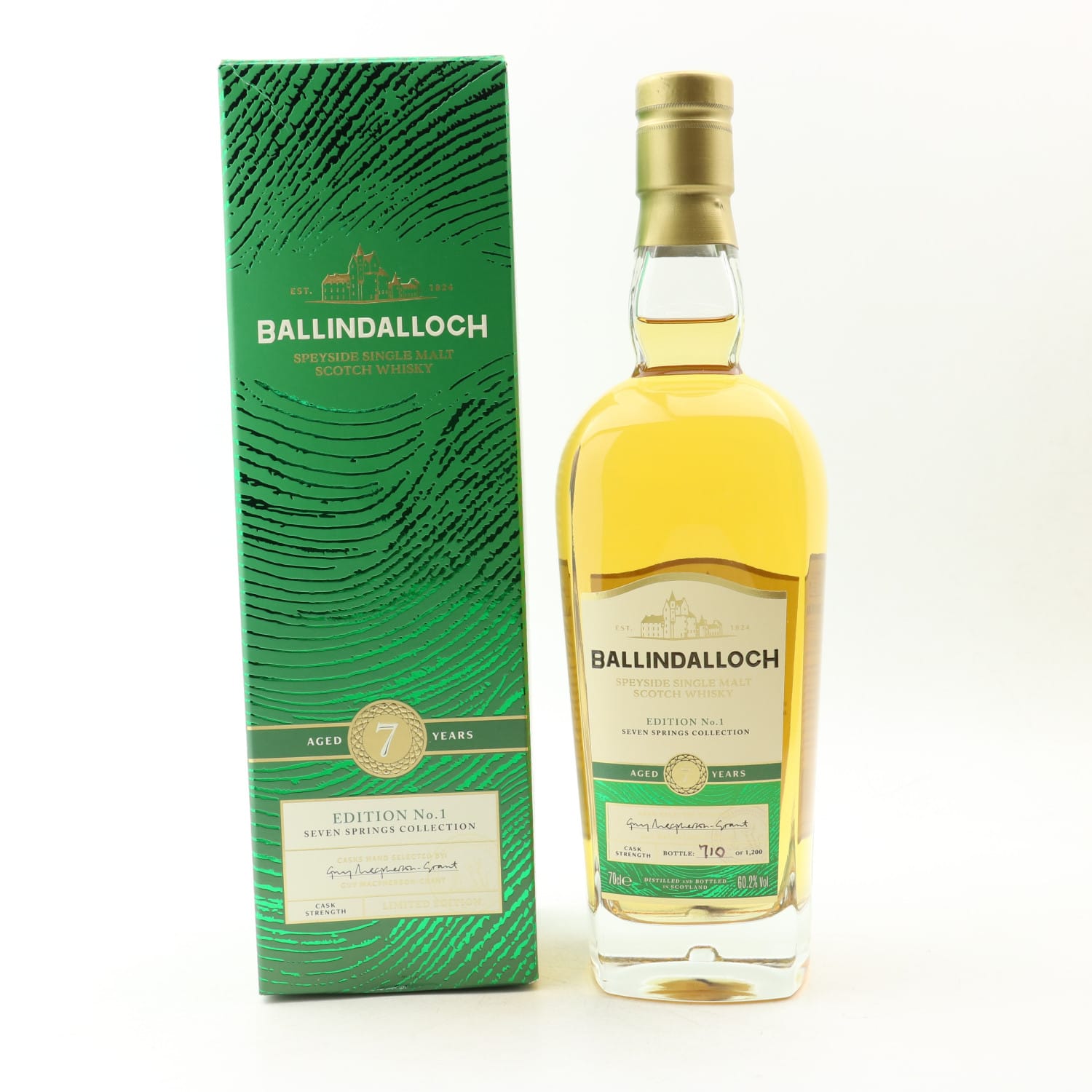 Ballindalloch 7 Year Old Seven Springs Collection Edition No.1 70cl 60.20% Scotland Speyside Whisky