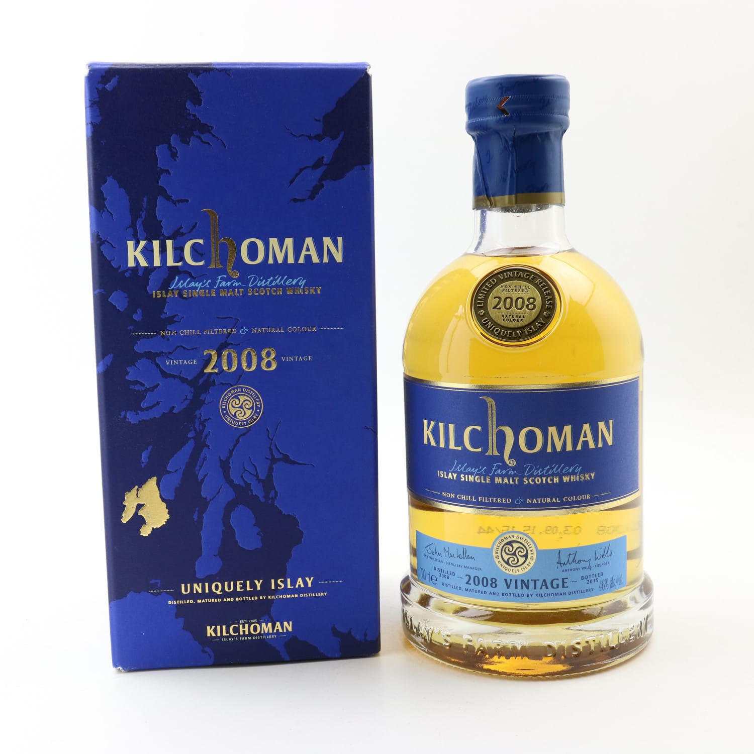Kilchoman 2008 Vintage 70cl 46.00% Islay Scotland Whisky