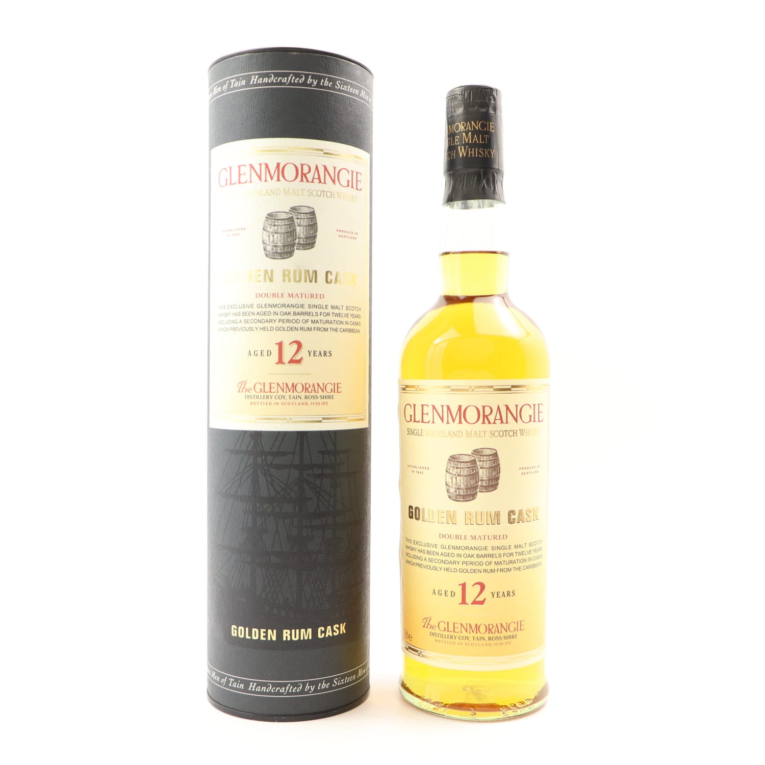Glenmorangie 12 Year Old Golden Rum Cask 70cl 40.00% Highlands Scotland Whisky