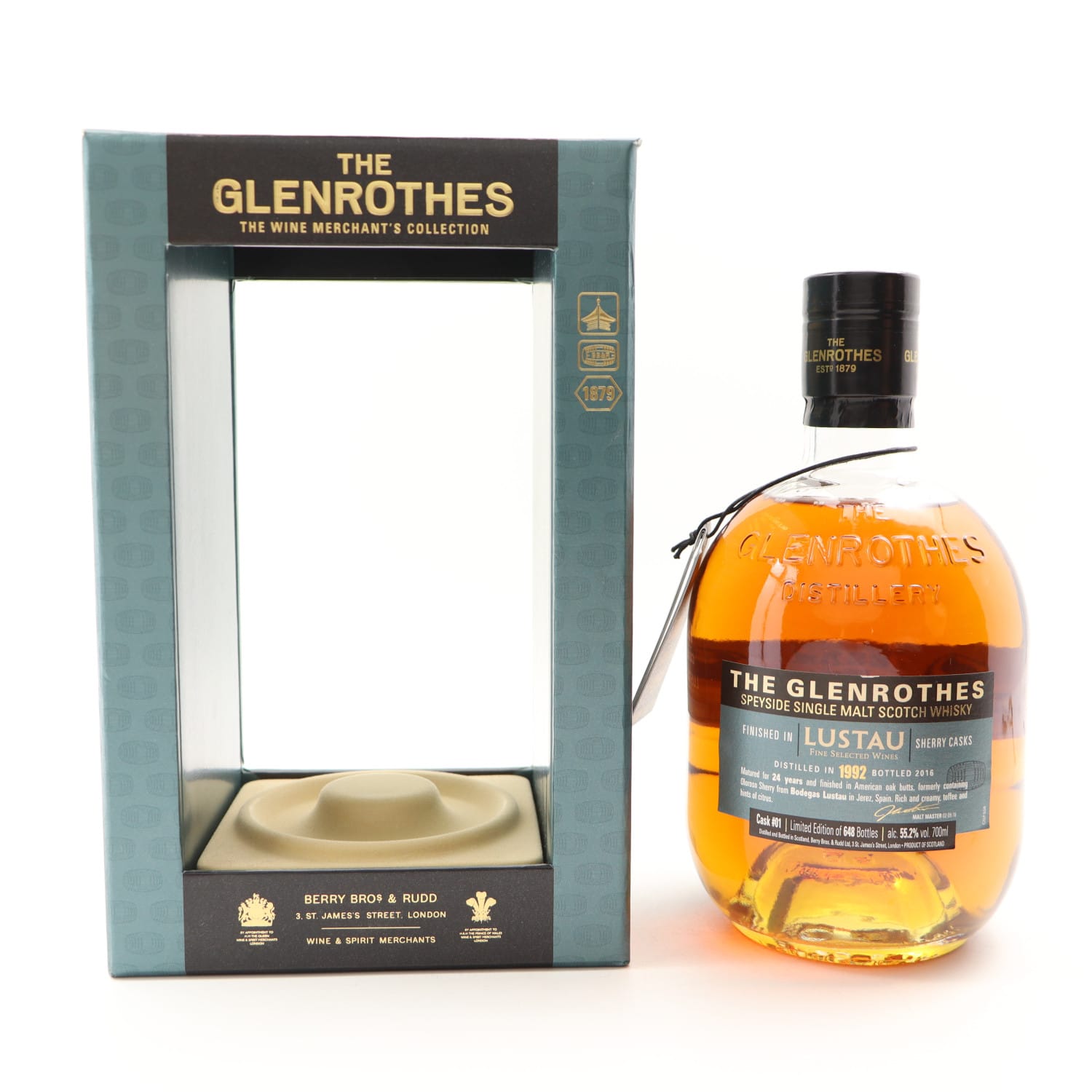 Glenrothes 1992 24 Year Old Lustau Sherry Cask Finish 70cl 55.20% Scotland Speyside Whisky 