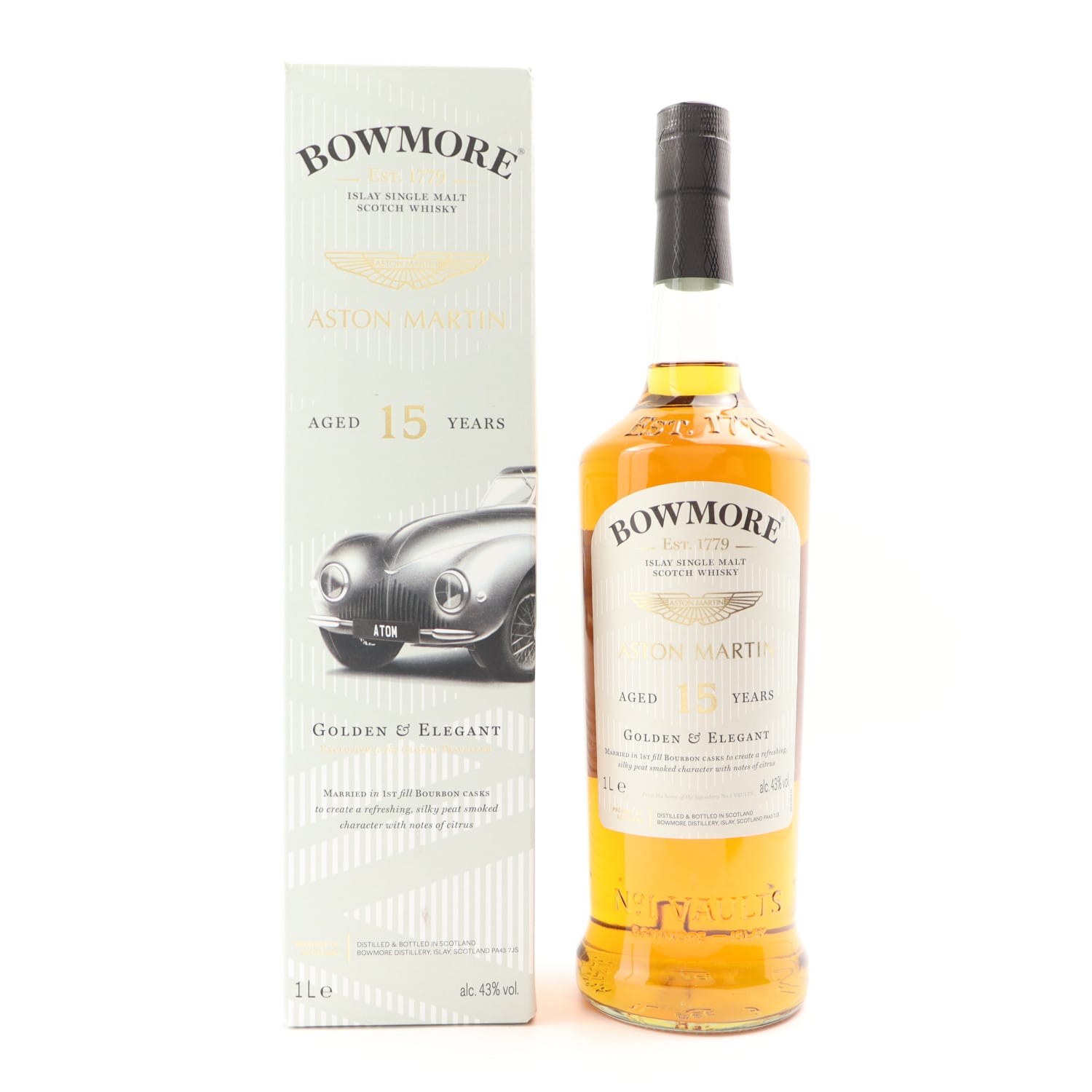 Bowmore 15 Year Old Aston Martin Edition #2 1L 100cl 43.00% Islay Scotland Whisky 