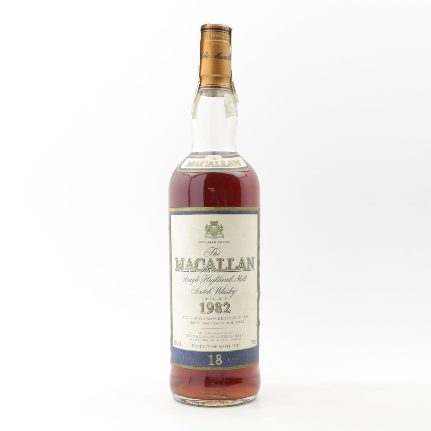 Macallan 18 Year Old 1982 70cl 43.00% Scotland Speyside Whisky 