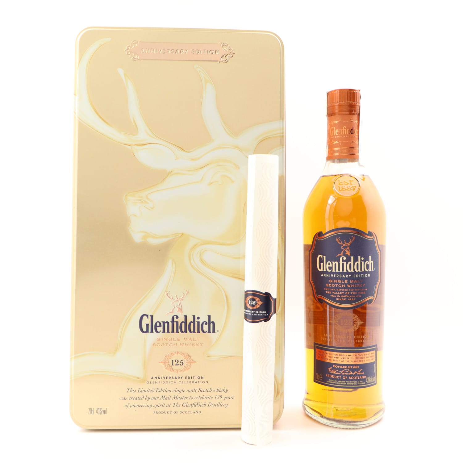 Glenfiddich 125th Anniversary 70cl 43.00% Scotland Speyside Whisky 