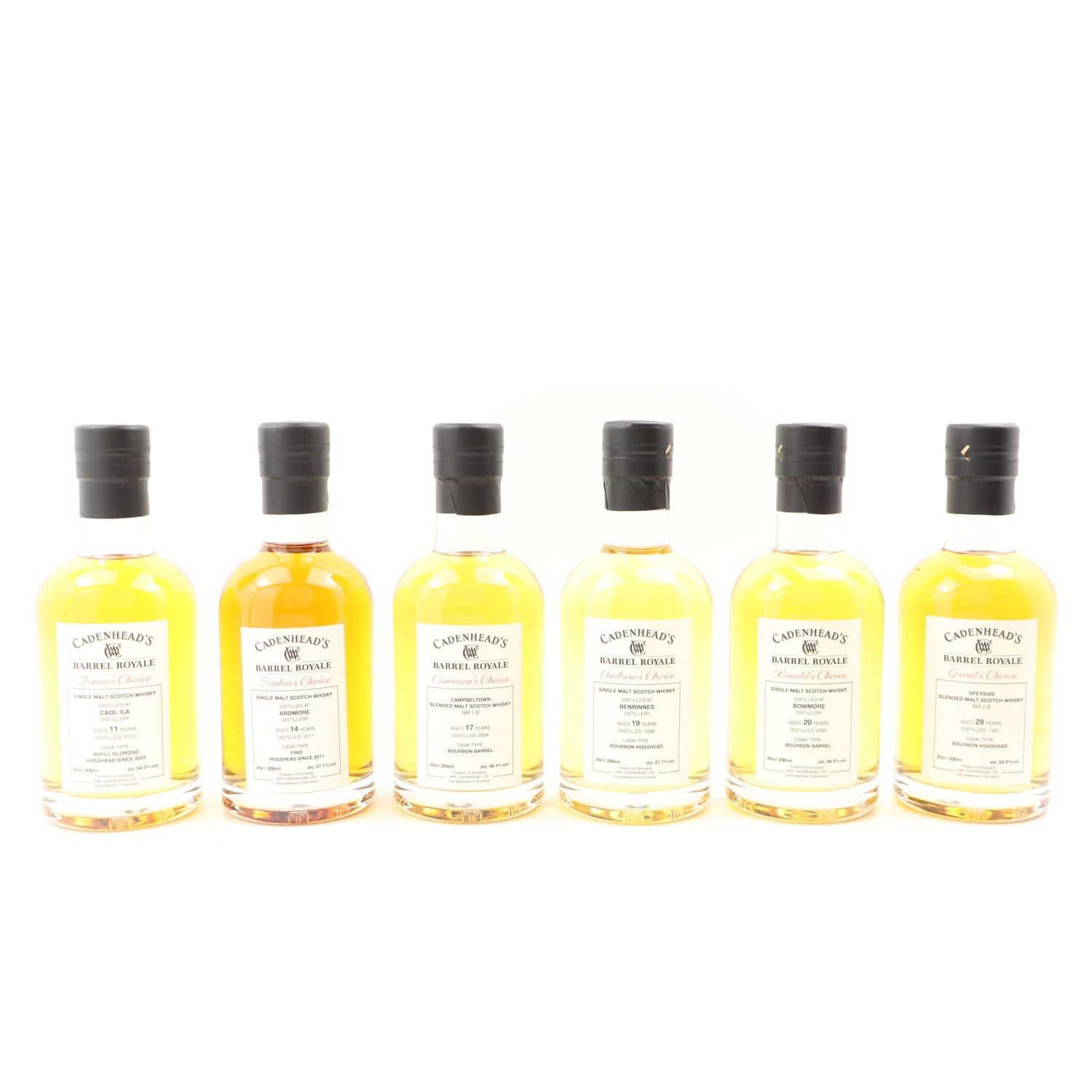 Cadenhead’s Barrel Royale Collection 6 x 20cl 20cl N/A% Scotland Whisky