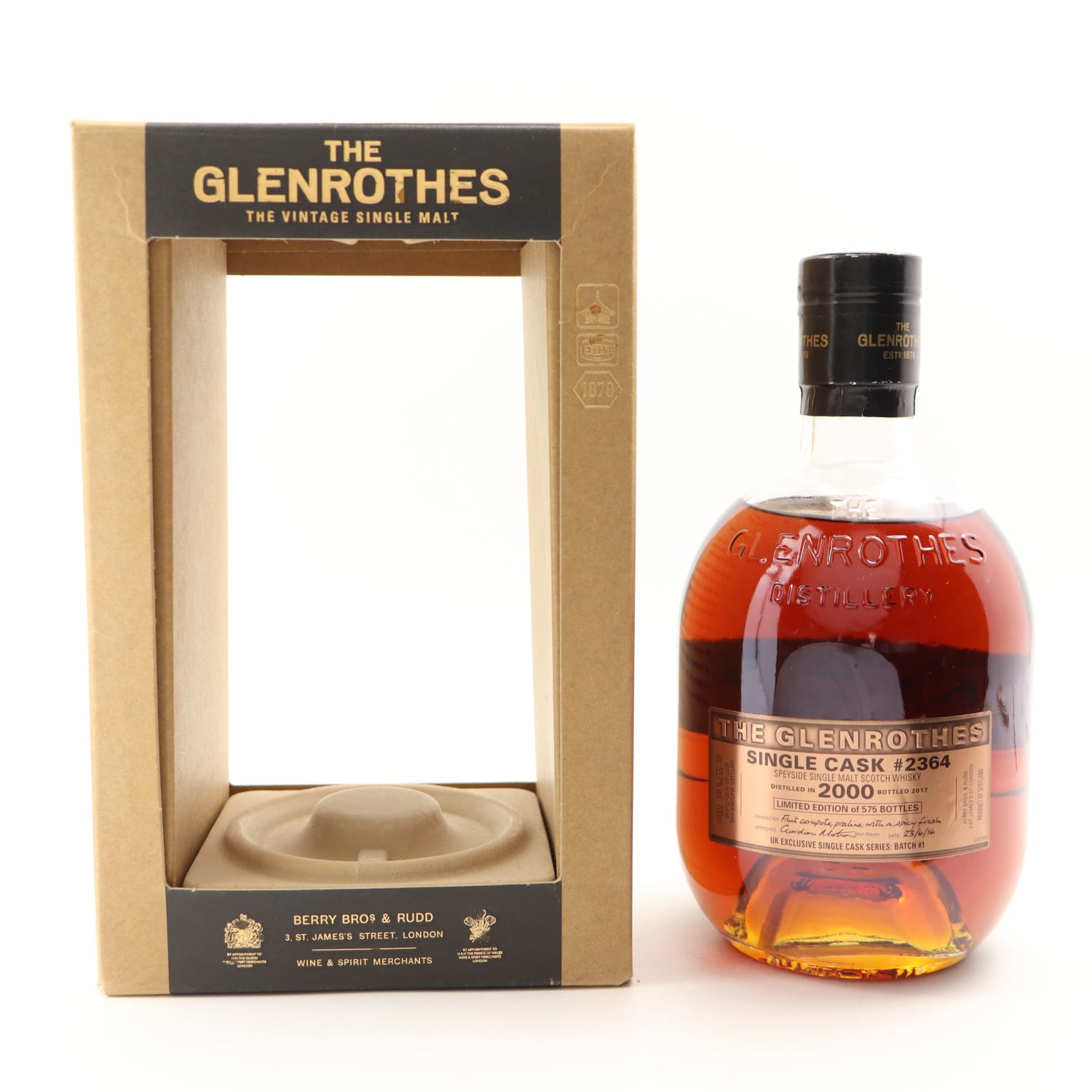 Glenrothes 2000 Single Cask #2364 UK Exclusive 70cl 58.70% Scotland Speyside Whisky 