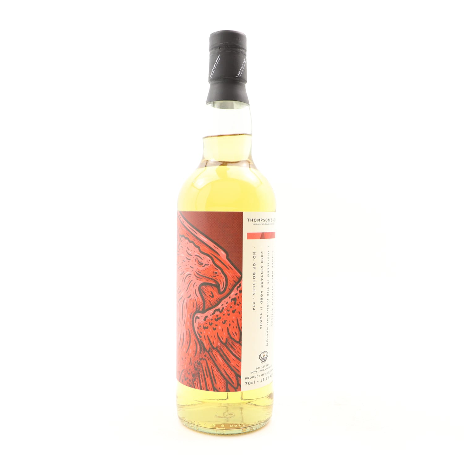 Highland 2010 11 Year Old Thompson Bros For Royal Mile Whiskies 70cl 56.30% Scotland Whisky 