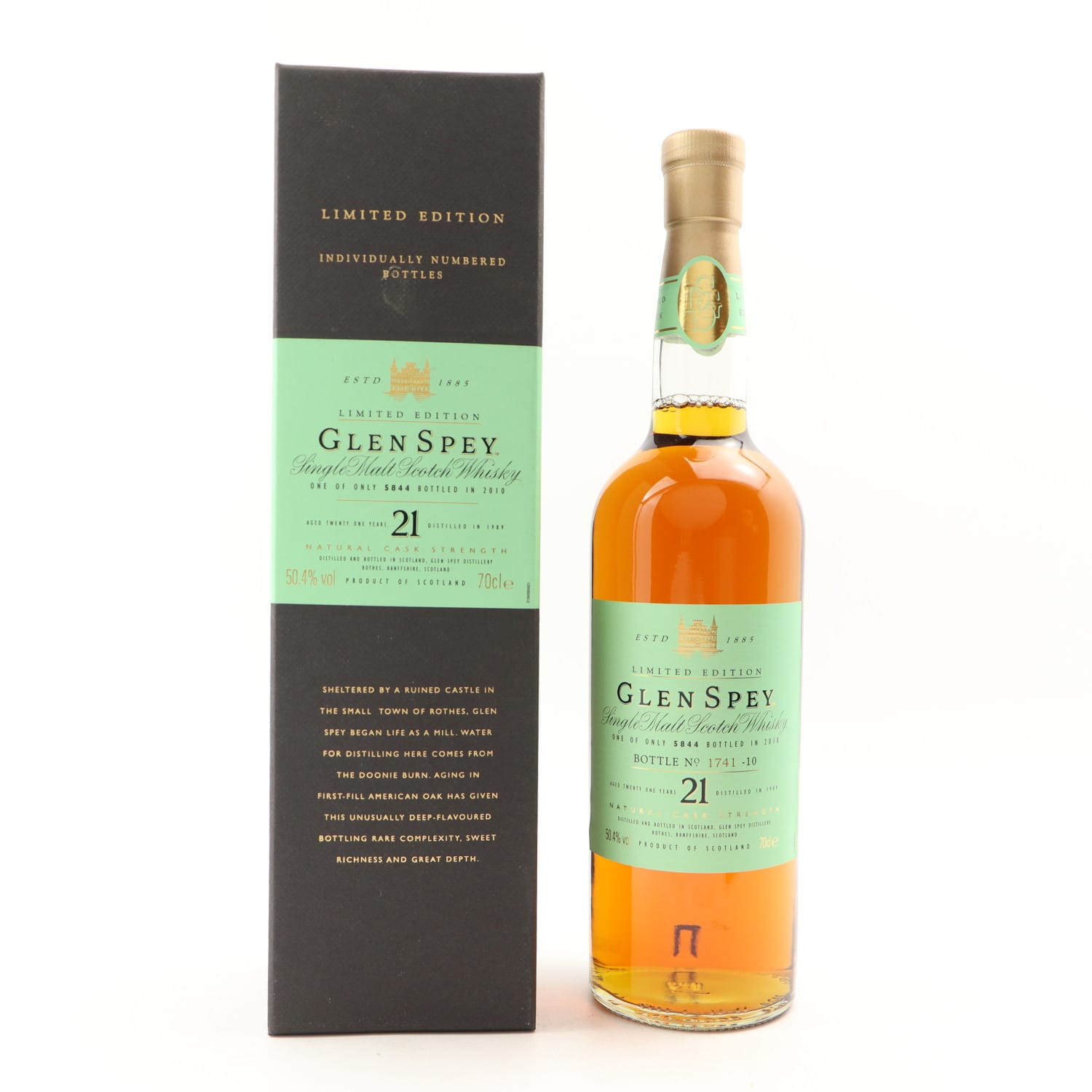 Glen Spey 1989 21 Year Old 70cl 50.40% Scotland Speyside Whisky 