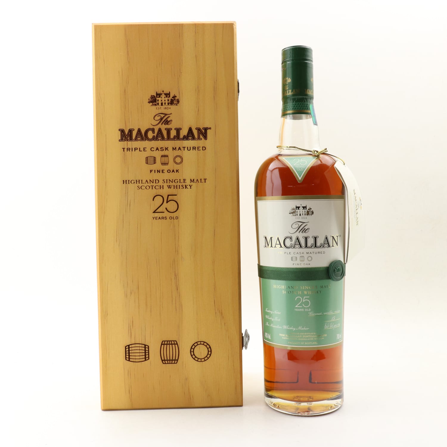 Macallan 25 Year Old Fine Oak 70cl 43.00% Scotland Speyside Whisky 